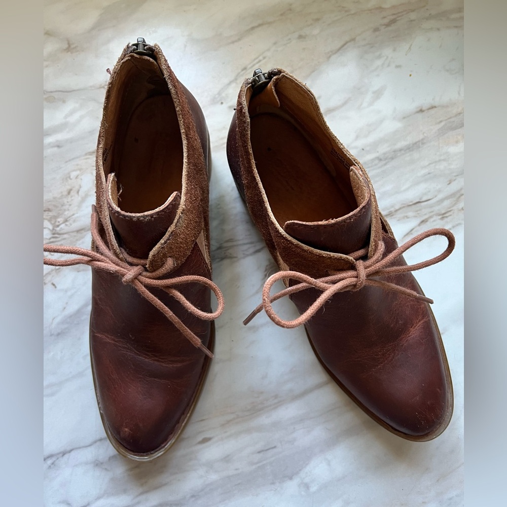 Born booties in cognac sz 7 - Picture 5 of 7